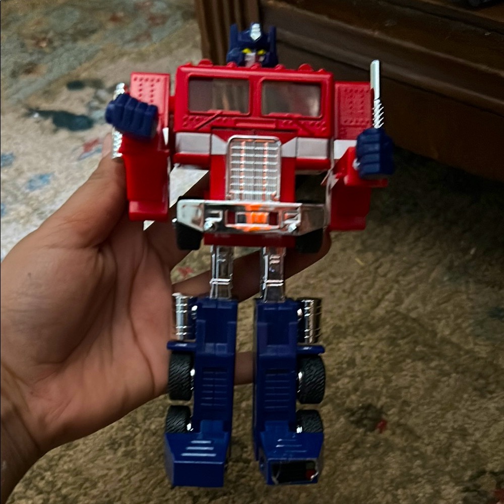 Transforming Robot Action Figure - Red and Blue
